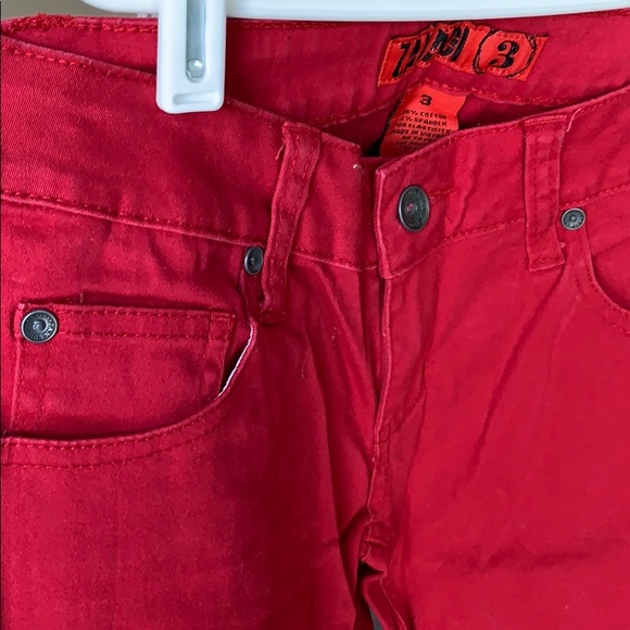 Zandi red skinny pant size 3 - Picture 2 of 2